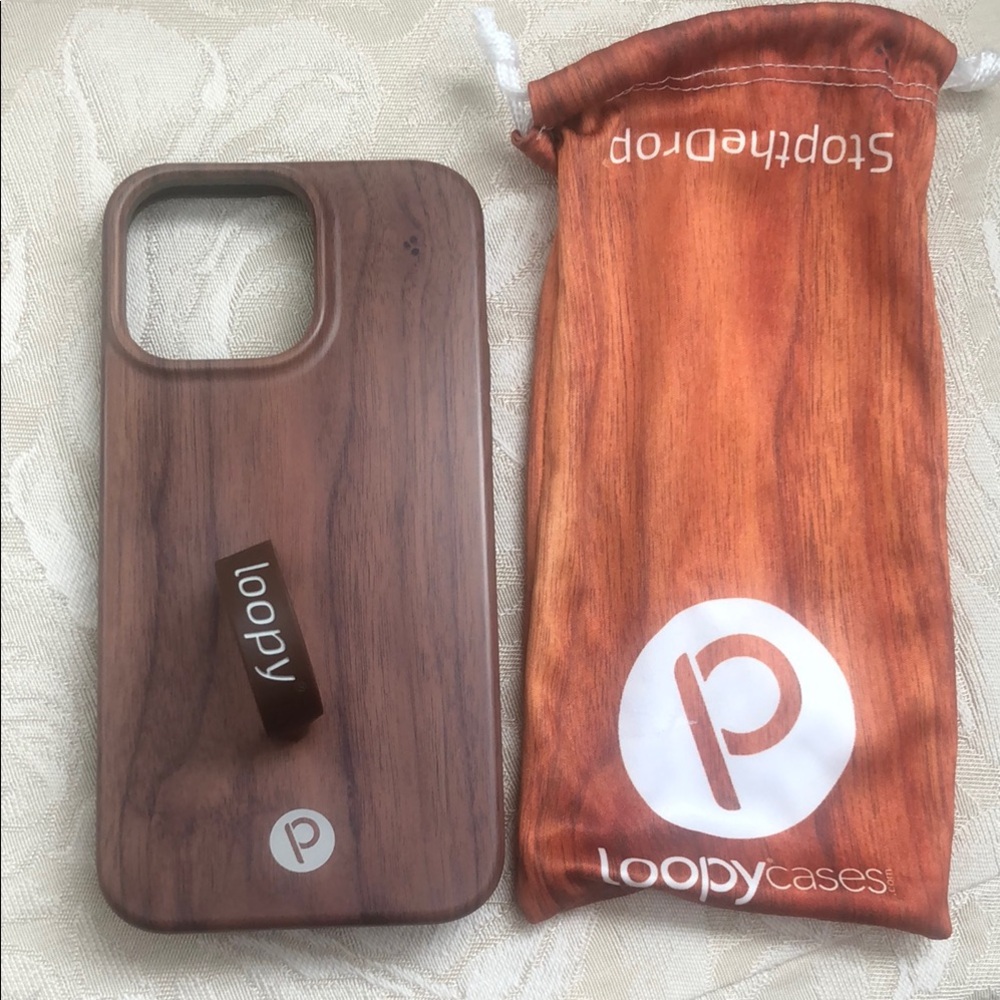 Loopy Case Phone Case “Teakwood” with Loopy Strap
